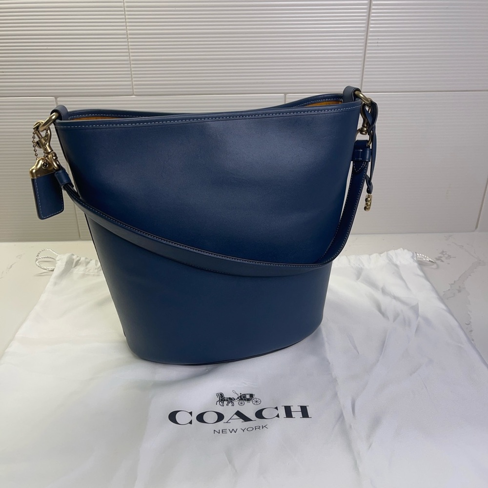 Coach Navy Blue Shoulder Bag